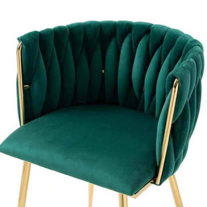 green velvet dining chair gold leg