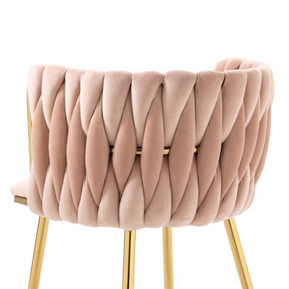 pink velvet dining chair luxury