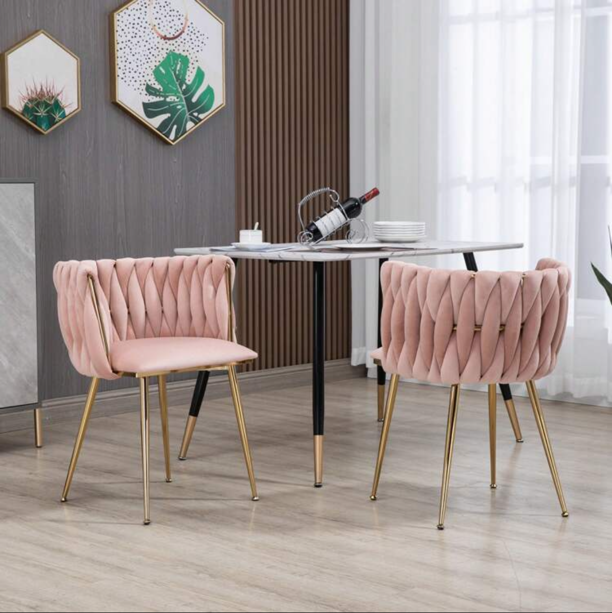 pink velvet dining chairs gold legs