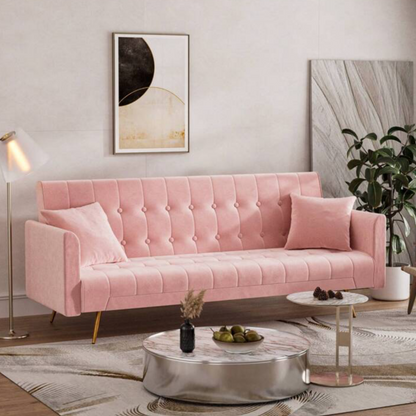 pink velvet loveseat sofa couch