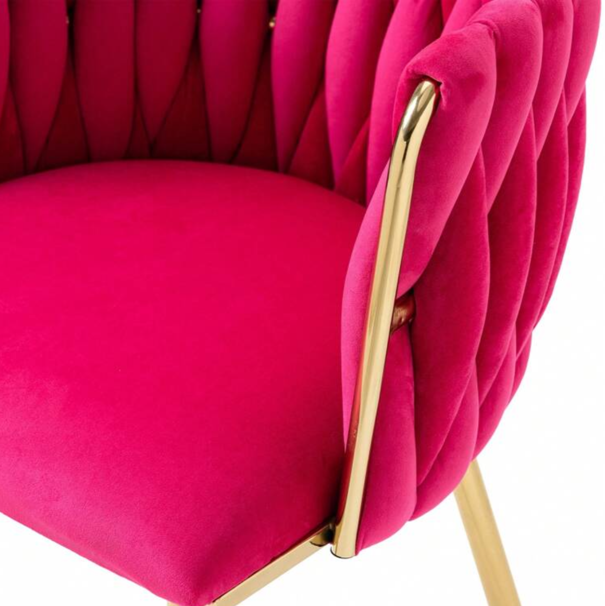 rose red velvet dining chair luxury furniture